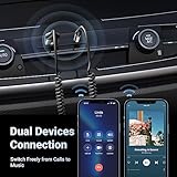 UGREEN Bluetooth Aux Adapter, Car Aux Bluetooth 6.0 Receiver USB Audio Adaptor with 3.5mm Jack for Home Stereo Music Streaming Built-in Microphone Plug and Play Auto on Handsfree Car Kit - Image 5