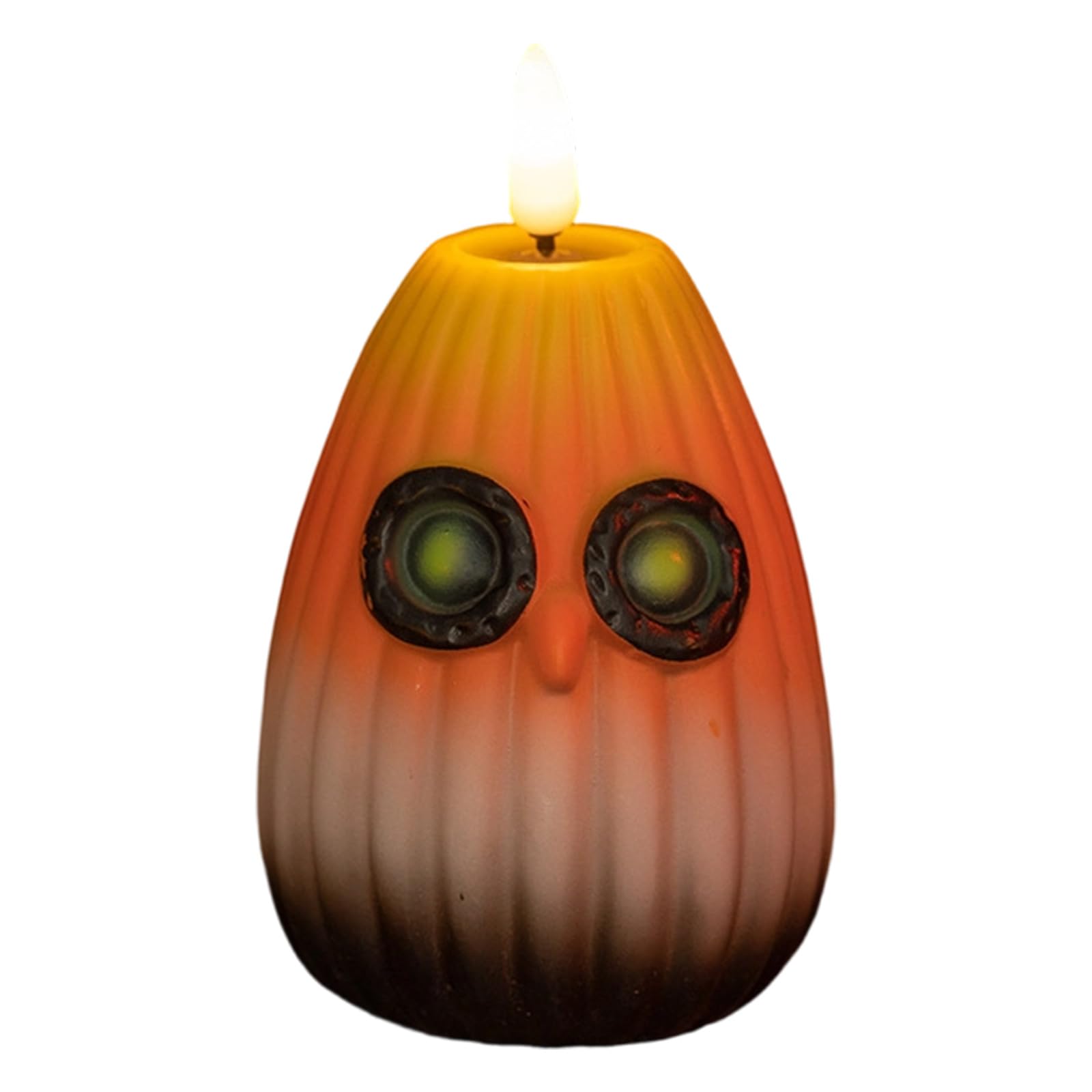 Tsophreniq Glowing Desk Lamp Handcrafted Owl Night Light Battery Operated Bedside Lamp Holiday Decoration for Living Room Halloween Owl LED Night Light