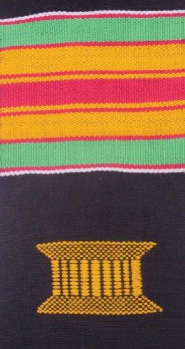 60" x 4.5" Authentic Hand Woven Kente Stole - Several Color Combinations3