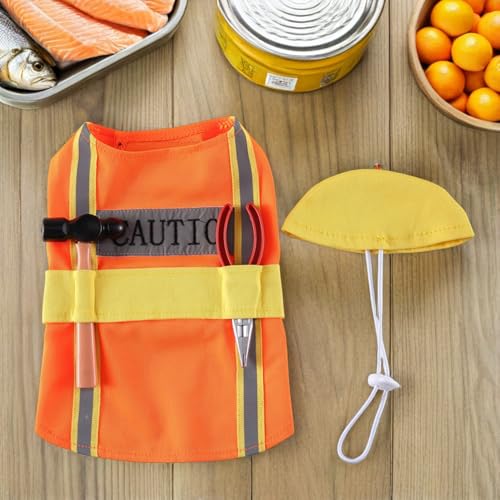 Disfraz para perro resistente Toddmomy talla M naranja miniatura 7