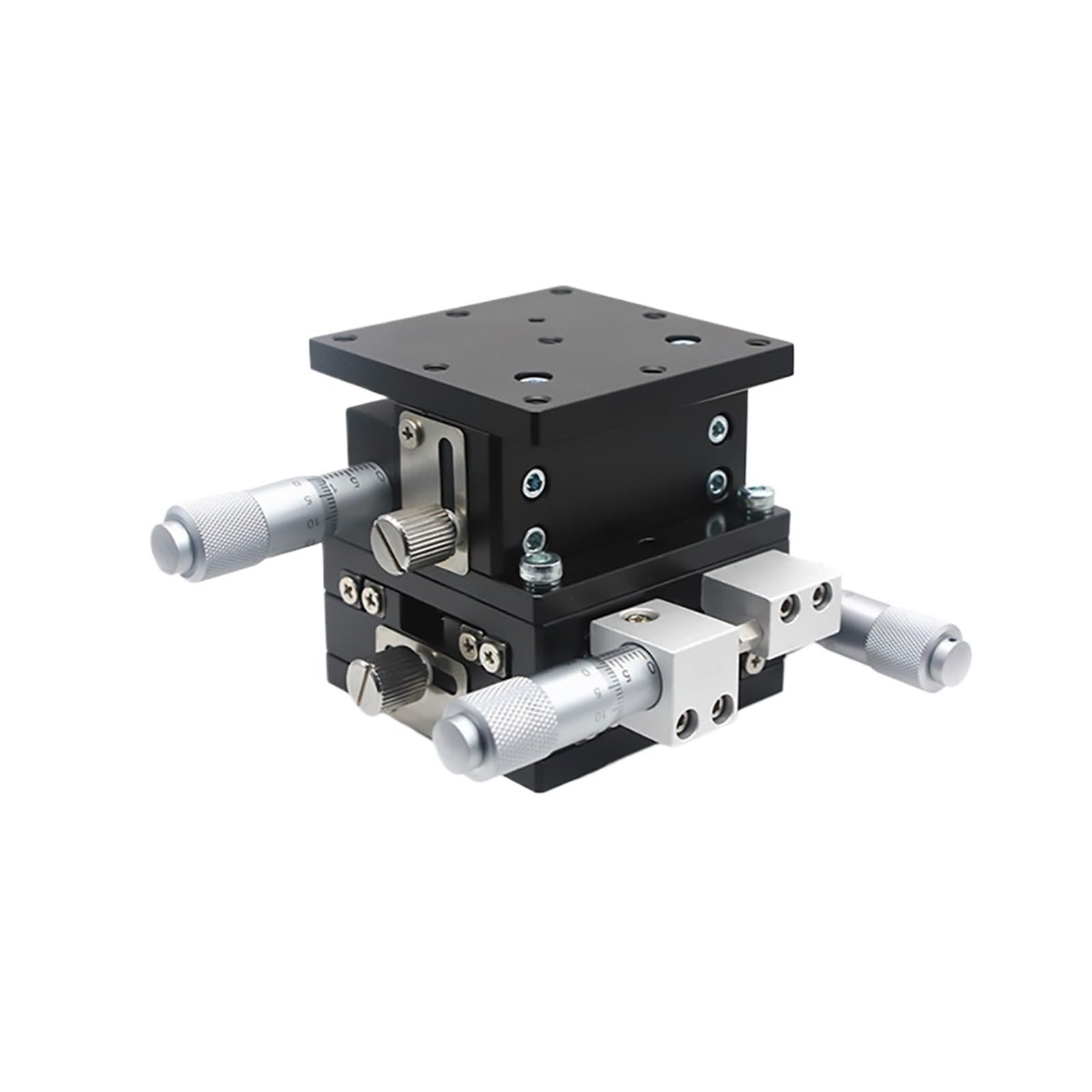 IGNVXMGKP XYZ Axis 60x60mm LD60-LM LD60-CM Fine-Tuning Slide Table Manual Displacement Platform Linear Stage Slide Table Cross Rolle(LD60-LM)