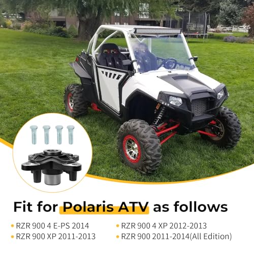 Moyeu de roue arrière avec boulons pour Polaris RZR 900 XP 4 2011-2014
