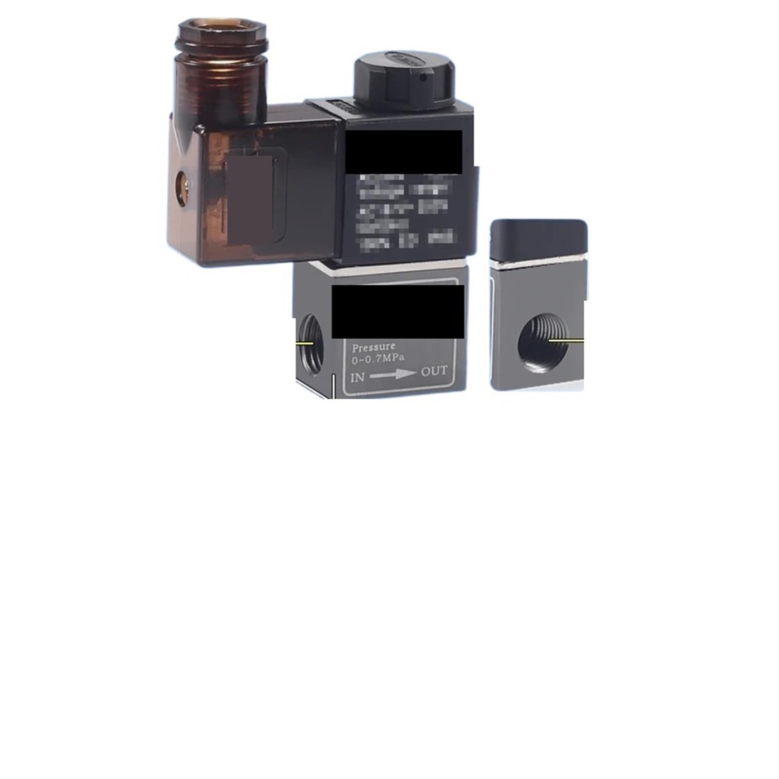 Uyqukggpsn 2V025-08 Ac220v 1Pcs 2V025 Solenoid 2V025-08 3V1-06 Ac110v/220V Dc12v/24V Compressor Valve Normally Closed Pneumatic Solenoid Valve(2V025-08 Ac220v)