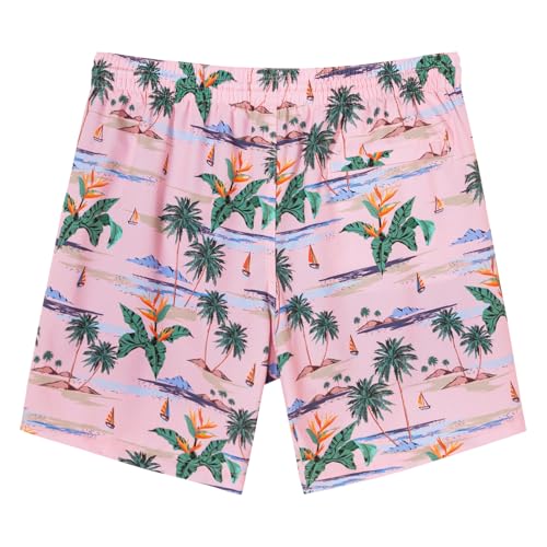 Image of SURF CUZ Mens Swim Trunks with Compression Liner Swim Shorts 7 inch Swimming Trunks Stretch 7 Inch Swim Suits Quick Dry