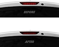 Vista 11 de SlickMod Tinte de humo de vinilo precortado para luz trasera Dodge Durango 2014-2023 (20% humo oscuro, 1. luz trasera)