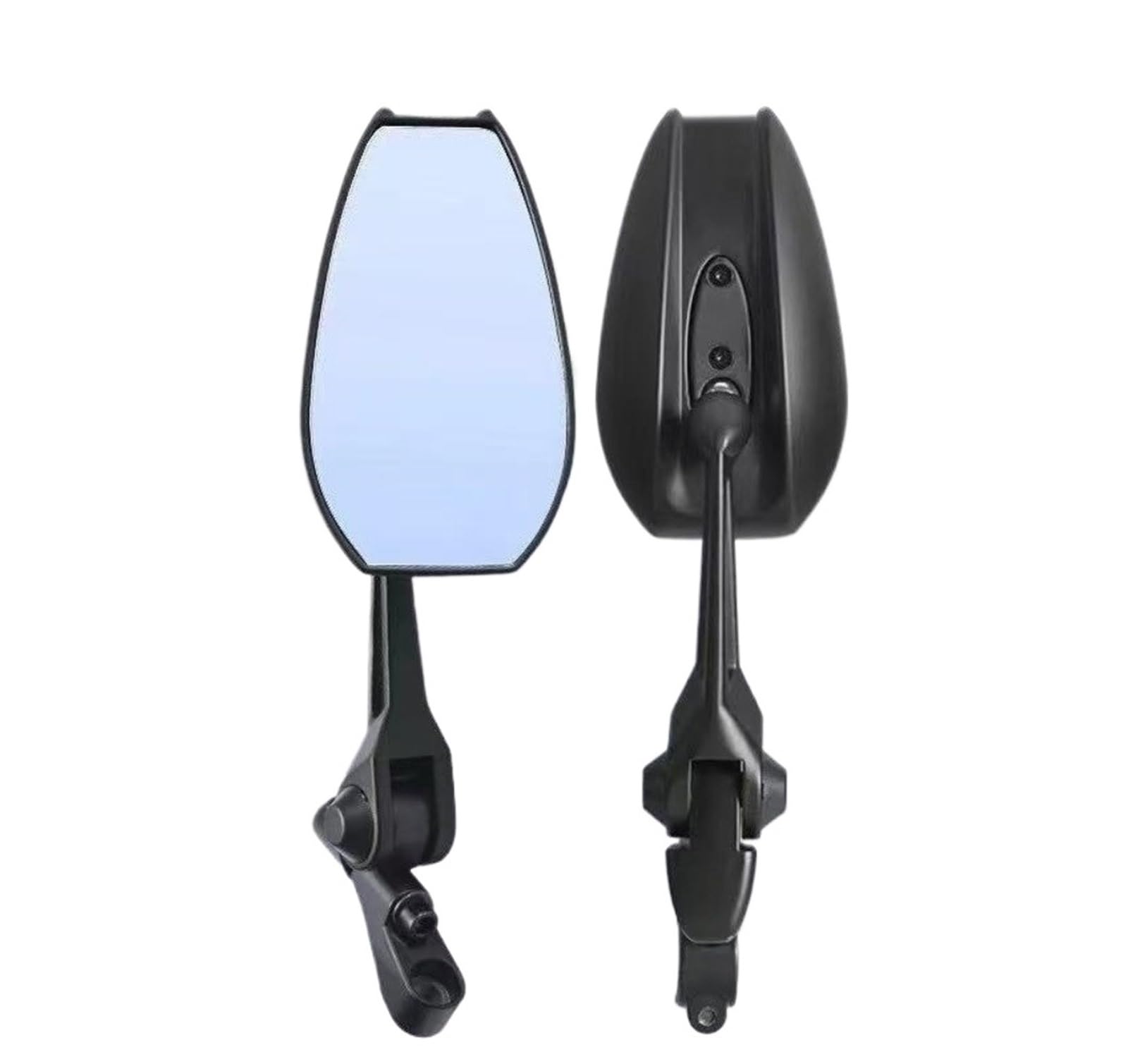 Specchietti Manubrio Moto Specchietto Laterale Universale In Lega Alluminio Specchietto Retrovisore HD Non Graduato Lente Pulita Regolabile Specchietto Retrovisore | Blue