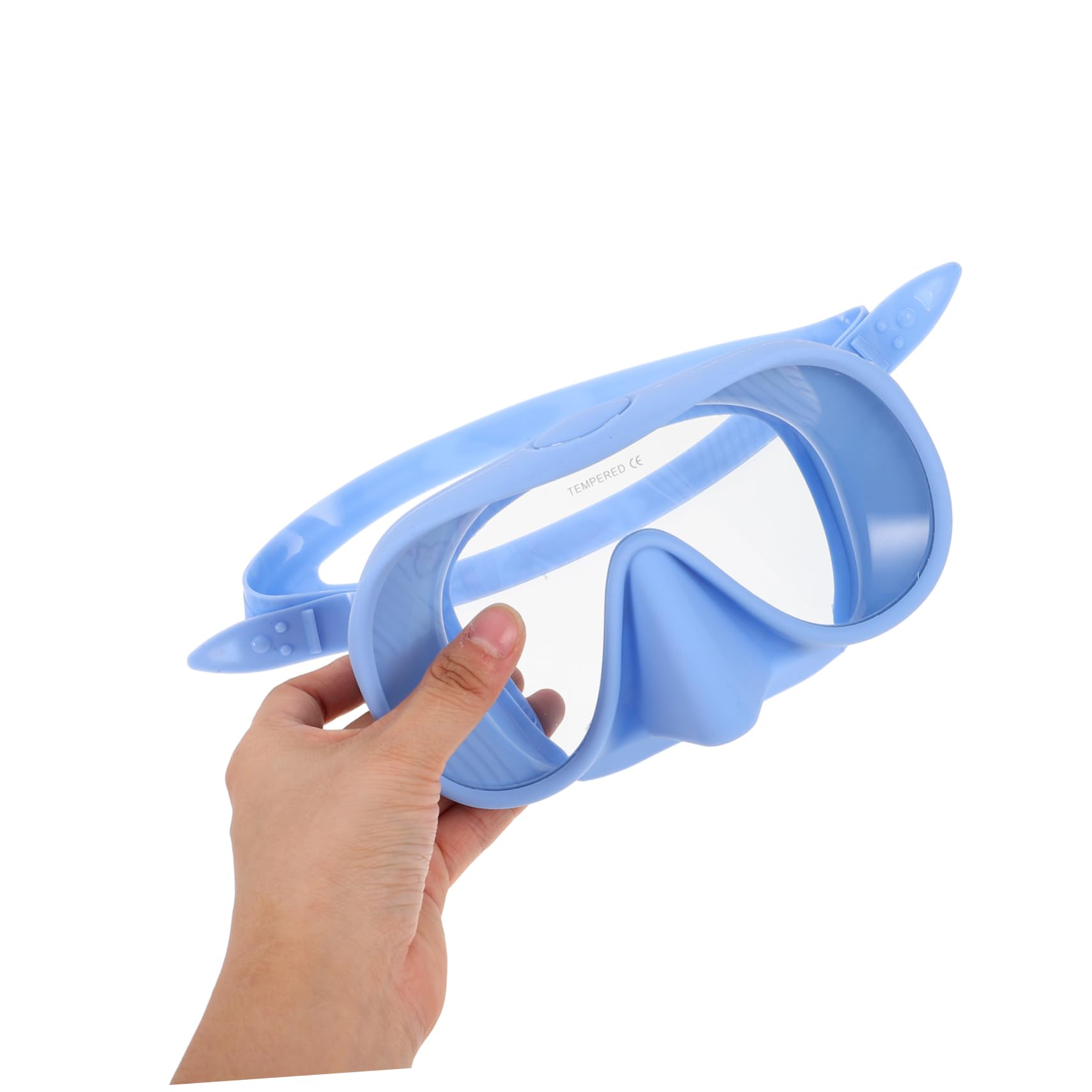 BESPORTBLE Máscara de Snorkel para Adultos de 1 Juego con Estuche, Silicona