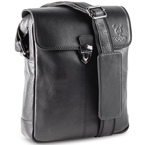 Sacoche homme bandoulière en cuir pour ranger votre ordinateur sans encombrement