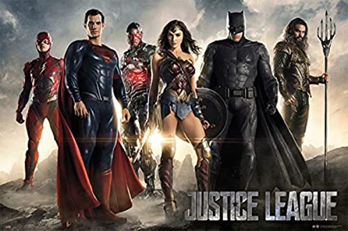 Grupo Erik Editores Poster Dc Comics Justice League Movie All