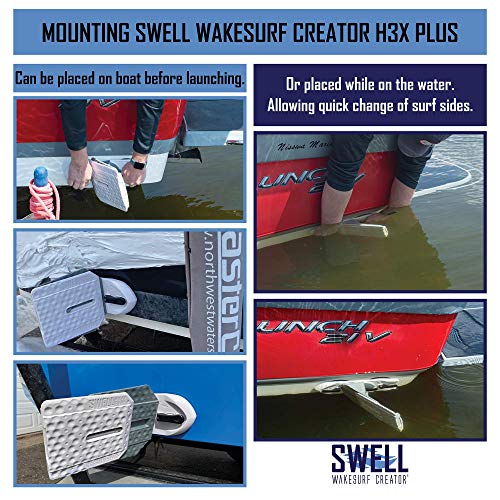 image for SWELL Wakesurf Creator H3X Plus - The Best Wake Shaper - Extendable Le