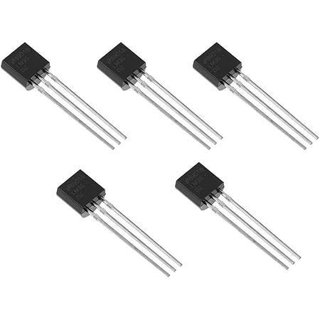 Bridgold 5pcs LM35DZ LM35 Analogue Precision Centigrade Temperature Sensor IC,To-92