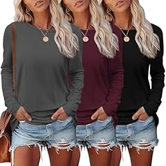 3pcs Black / Wine Red / Dark Grey