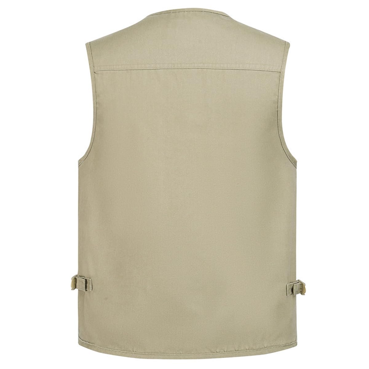 Herren Outdoor Casual Weste mit Vielen Taschen, Herren Sommer Multifunktions Ärmellos Baumwolle Weste Geeignet für Angeln Camping Jagd Fotografie Wandern