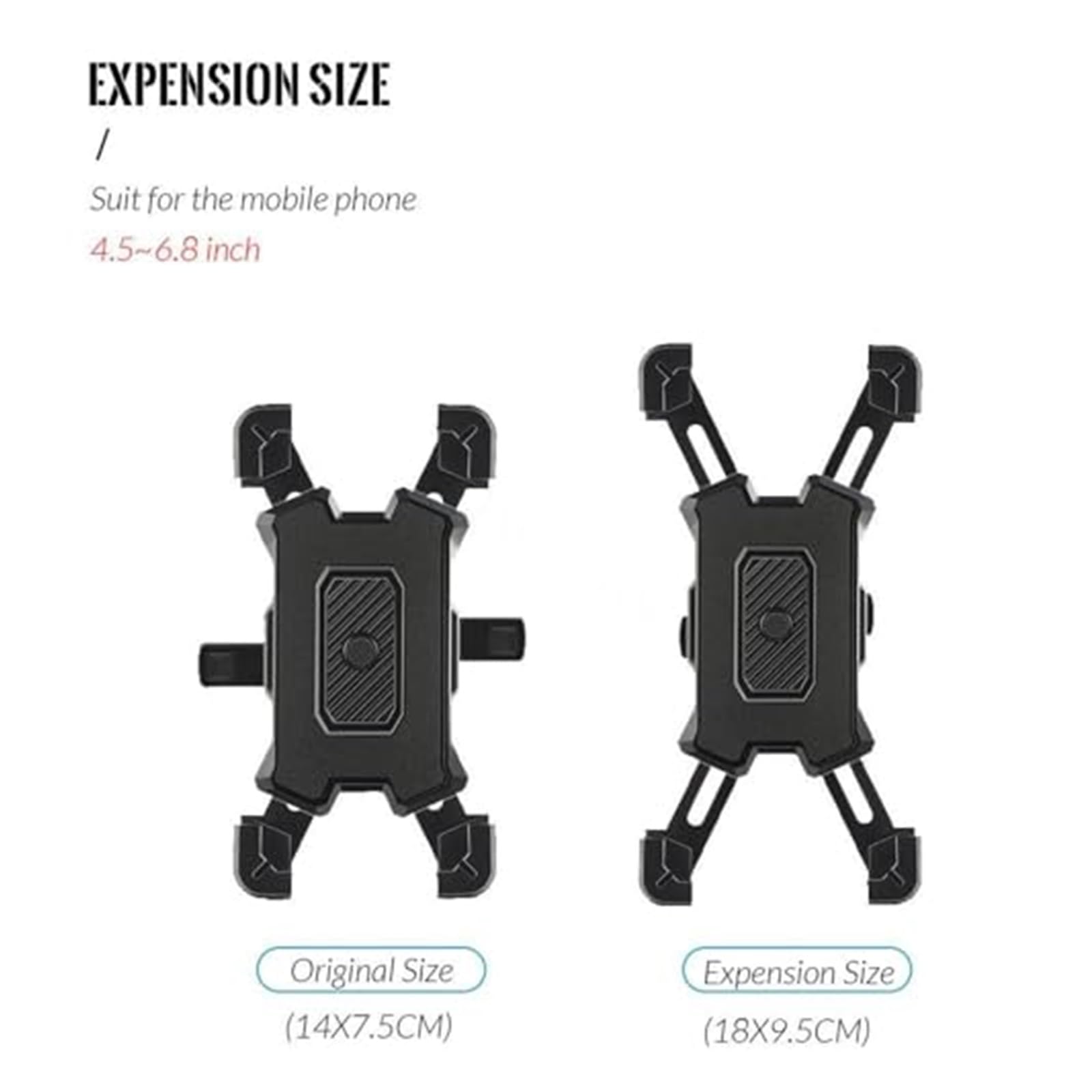 Supporto telefono bicicletta Per Kymco Per 400i Supporto Telefono Da Moto Impermeabile Regolabile Con Protezione Antiurto A Sgancio Rapido Per La Guida All'aperto(‎G)
