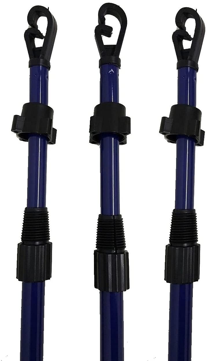 Easy Shopping® 2.6 Meter/8.5ft Heavy Duty Washing Line Prop Telescopic Home Garden Pole Clothing Laundry Support (3)