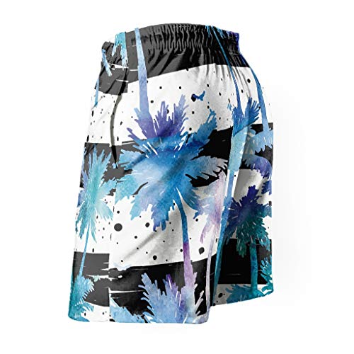 Ktewqmp Zomer zwembroek kokosnootboom mannen zwembroek zwembroek met zakken kant - Image 3