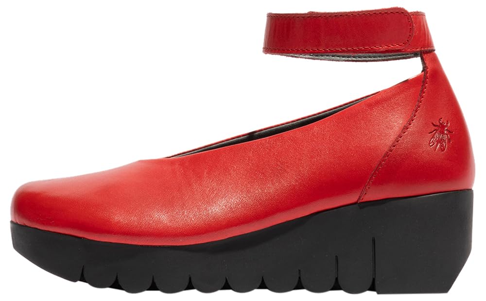 Fly London Womens Vily161fly Mary Jane Flat, Red, 7 UK