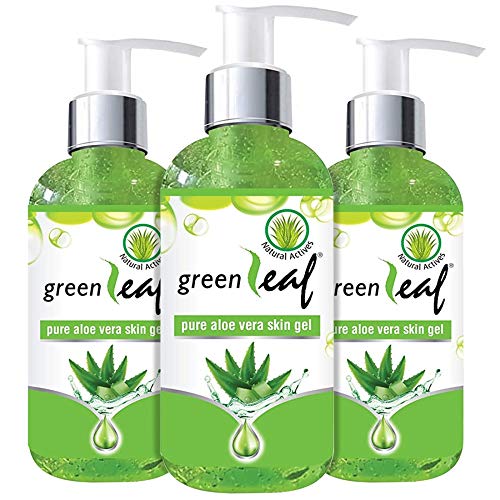Image of Green Leaf Pure Aloe Vera Skin Gel 190GM Pack of 3