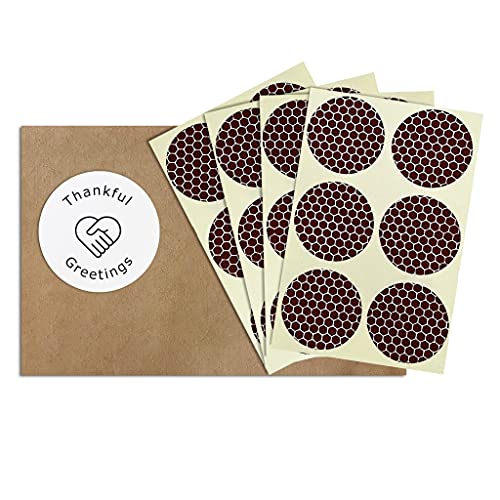 1â€ Circle Match Striker Stickers â€“ 24 Pieces | Bumble/Dotted Pattern Match Strike Paper with Adhesive Pre-Cut in Circles for Easy Match Lighting | Also Available in Charcoal or Brown & Many Sizes