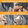 Upgrade Nylon Universal Cable Tie Buckle with Clear Storage Box – Cable Tie Buckle Zip Tie Clips for Car Fender, Engine Cover, Mudguard Fastener, Automotive Replacement Screw Fixing, 100PCS #3