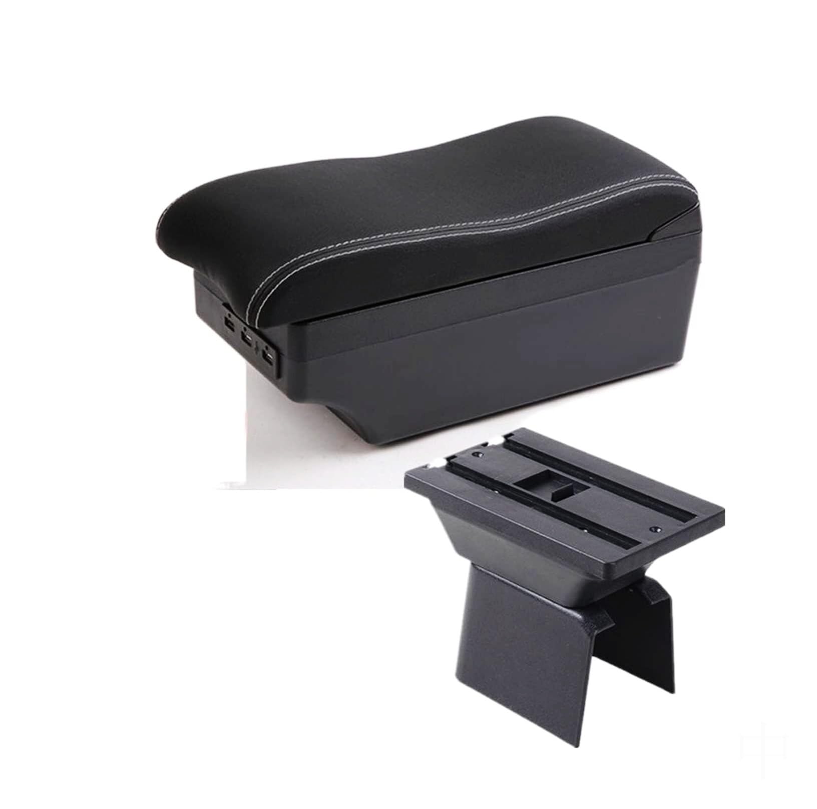 NVCPHGEDEK Car Armrest Storage Box For For Fusion 2002-2012 Car Armrest Center Storage For Box with USB