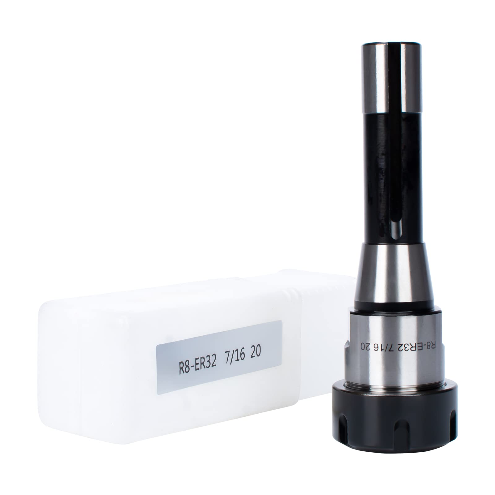 INPANOLS R8 ER32 Collet Chuck, Precision Milling Shank Holder, Drawbar Thread 7/16"-20