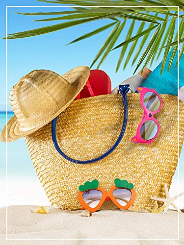 Weewooday 12 Pairs Kids Sunglasses Bulk Toddler Cat Strawberry Flower Heart Shaped Cartoon Party Sunglasses for Kids3