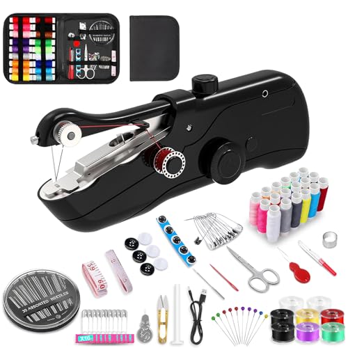 Handheld Sewing Machine,Electric Mini Portable Sewing Machine for...