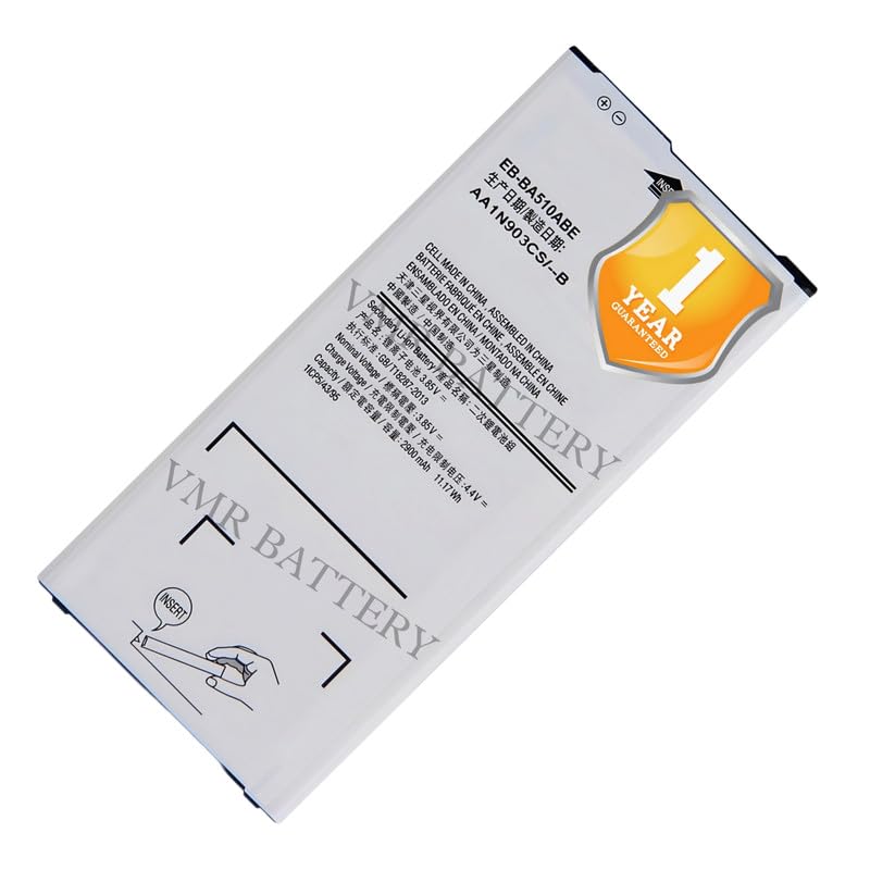 Image of Original EB-BA510ABE Battery Compatible for Samsung Galaxy A5 (2016) (SM-A510F) - (2900mAh) - 1 Year Warranty K7