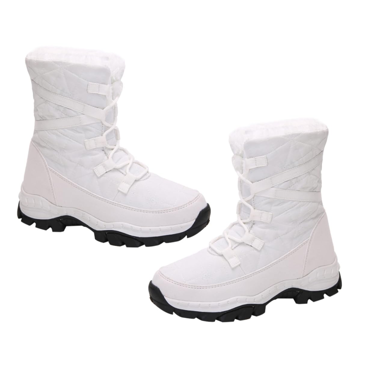 Stivaletti Invernali Caldi con Fodera Plush Scarpe Antiscivolo per Boots Outdoor Fashion e