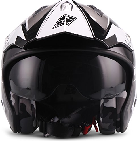 Soxon SR-400 Storm Casco semi-integrale Moto