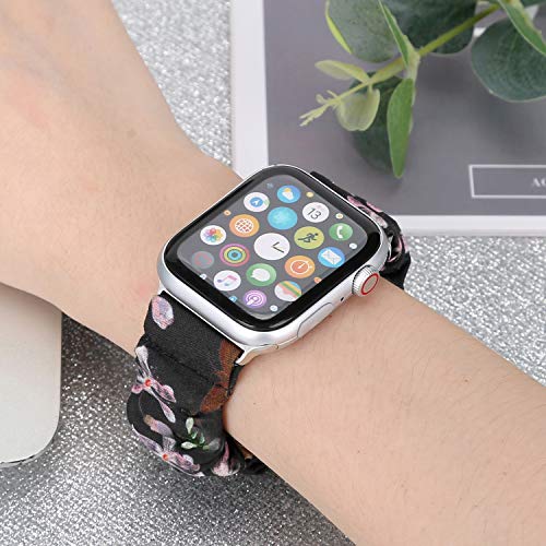 Image of Greatfine Scrunchie Band Compatible with Apple Watch Bands 38mm 40mm 41mm 42mm 44mm 45mm 46mm 49mm Women, Elastic Scrunchie Watch Strap for iWatch Watch Series 11 10 9 8 7 6 5 4 3 2 1 SE 3 2 Ultra 3 2