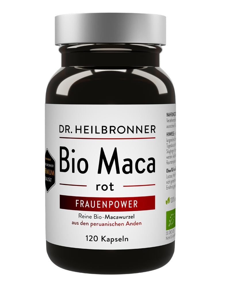 Dr. Heilbronner Bio Maca-rot-Kapseln Produktbeschreibung