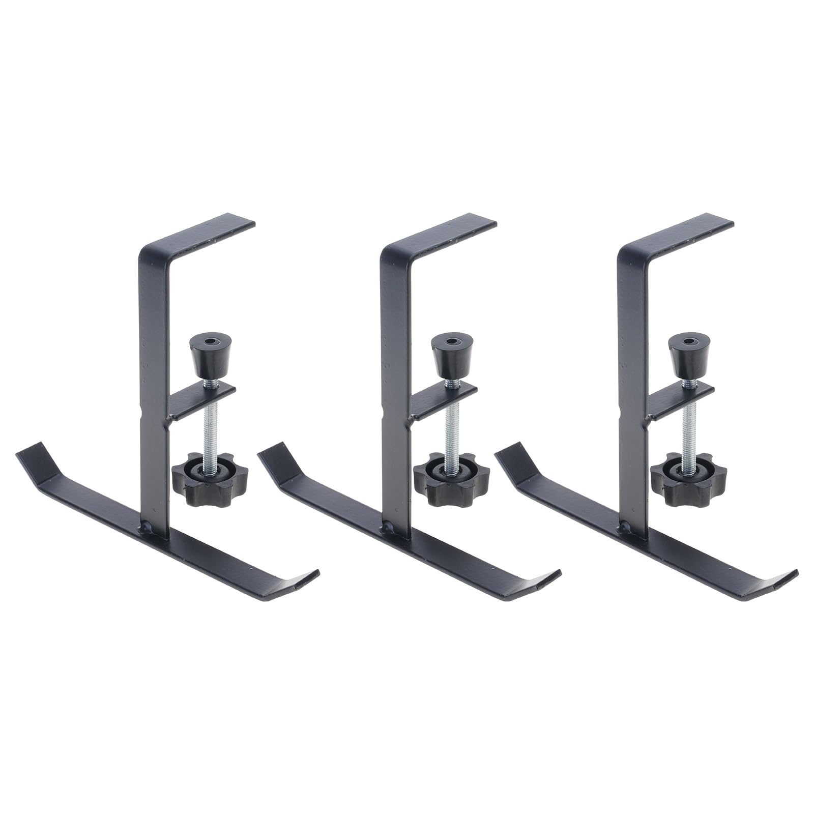 Tertioi Black Under Desk Hook Multi-Purpose Practical Hanging For Optimizing Workspace Students
