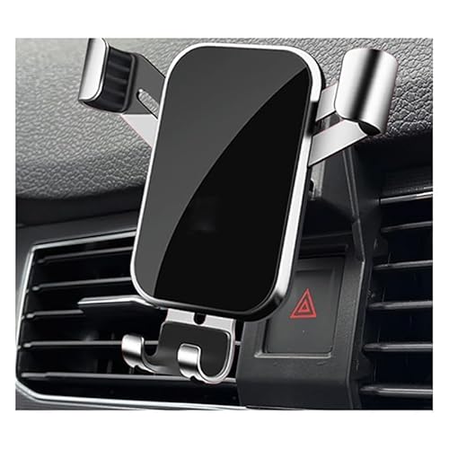 HIPATU Soporte Móvil Coche para Seat Arona 2017+, Soporte Teléfono de Aire Ventilación del Coche, Porta Movil Coche Rotación 360 ​​​​°para Coche Smartphone Accesorios,A-Sliver