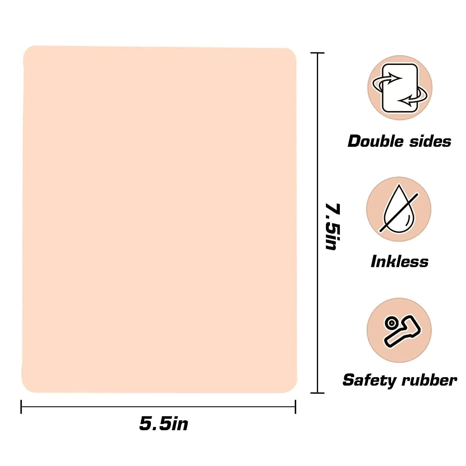 5Pcs Tattoo Practice Skin 3mm, Unihuby Fake Tattoo Skin 3mm Fake Skin for Tattooing Practice 8x6" Piel Sintética Tatuaje Piel 3mm - Image 3