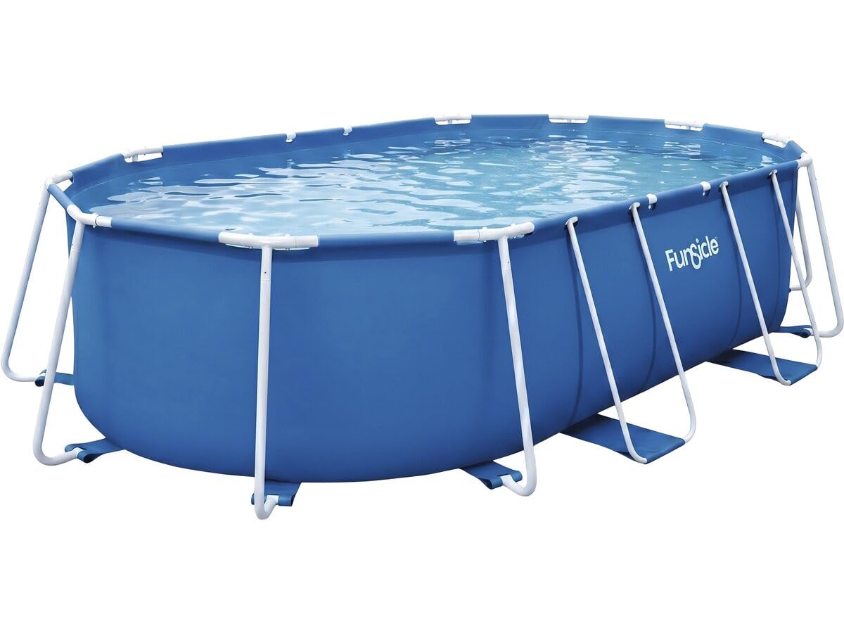 Piscine Tubulaire Ovale Tina - 4,88 x 3,05 x 1,07 m