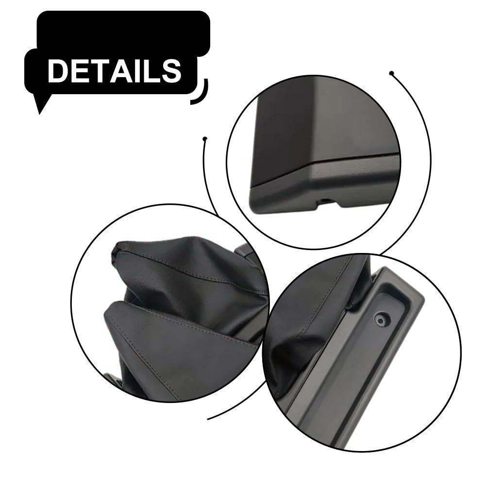 Pannello di Ricambio per Console Centrale del per Nissan Patrol Y60 97-98, pomello in plastica, Colore Nero, K1378132J10A