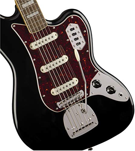 Squier Classic Vibe 6-String Bass Vi, Black, Laurel Fingerboard #TOP2