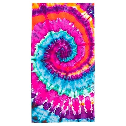 Northwest Psychedelic Tie Dye Beach Towel Cover
