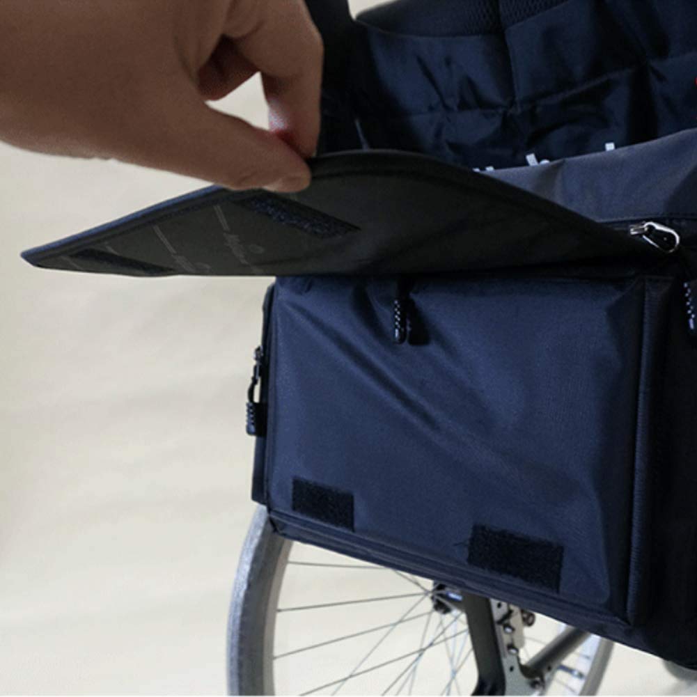 Bolsa para Silla de Ruedas Impermeable, multifunción Universal para Silla de Ruedas, Mochila, Bolsa de Almacenamiento, Manos Libres, Bolsa organizadora, Accesorios, Bolsa de Viaje para andadores