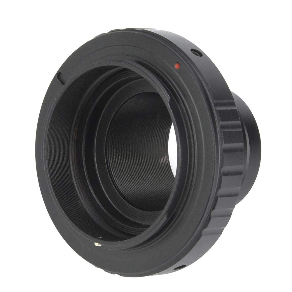 Convertitore Len, telescopio da 1,25 pollici T2- in lega di alluminio per anello adattatore adattatore per fotocamera , filettatura precisa per collegamento sicuro tra obiettivo e