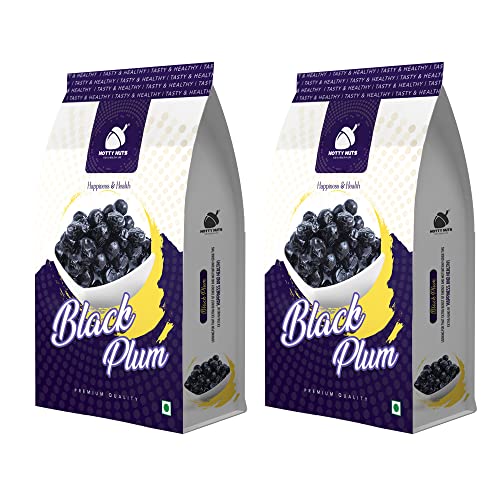 NOTTY NUTS Dried Black Plum/Pitted Prune |Dehydrated Plum|Black P...