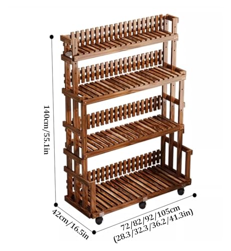 Support pour plantes à 4 étages pour optimiser les petits balcons - 8