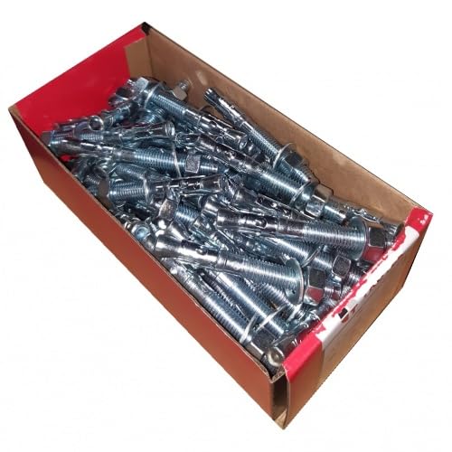 Anclajes fijos M10 60 x 140 mm inoxidables para cargas pesadas ETA-1 para hormigón agrietado, 50 unidades