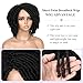 WIGER Short Dreadlock Wigs Curly Afro Twist Faux Locs Braided Wigs Glueless Soft Synthetic Fiber Wig For Black Women And Men For Daily Wear(Natural Black)