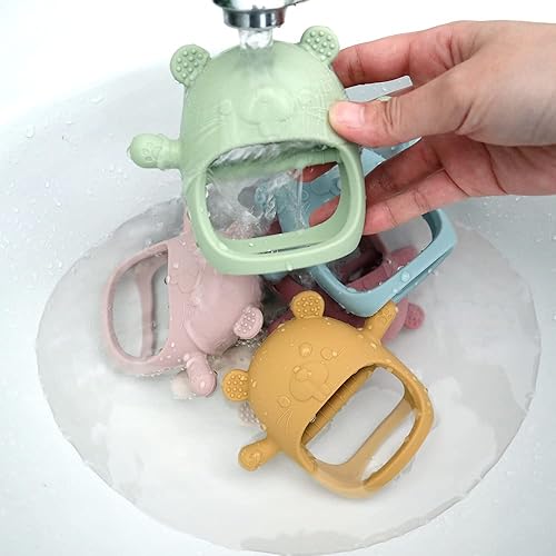 Miniatura 4 de Marmot - Juguete mordedor de silicona para bebé, chupete de mano con forma de pezón, juguetes masticables para necesidades de succión. Mordedor de