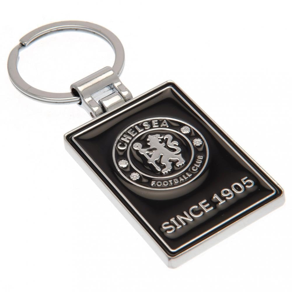 Chelsea FC - Kugelschreiber- und Schlüsselanhänger -Set (Einheitsgröße) (Schwarz)