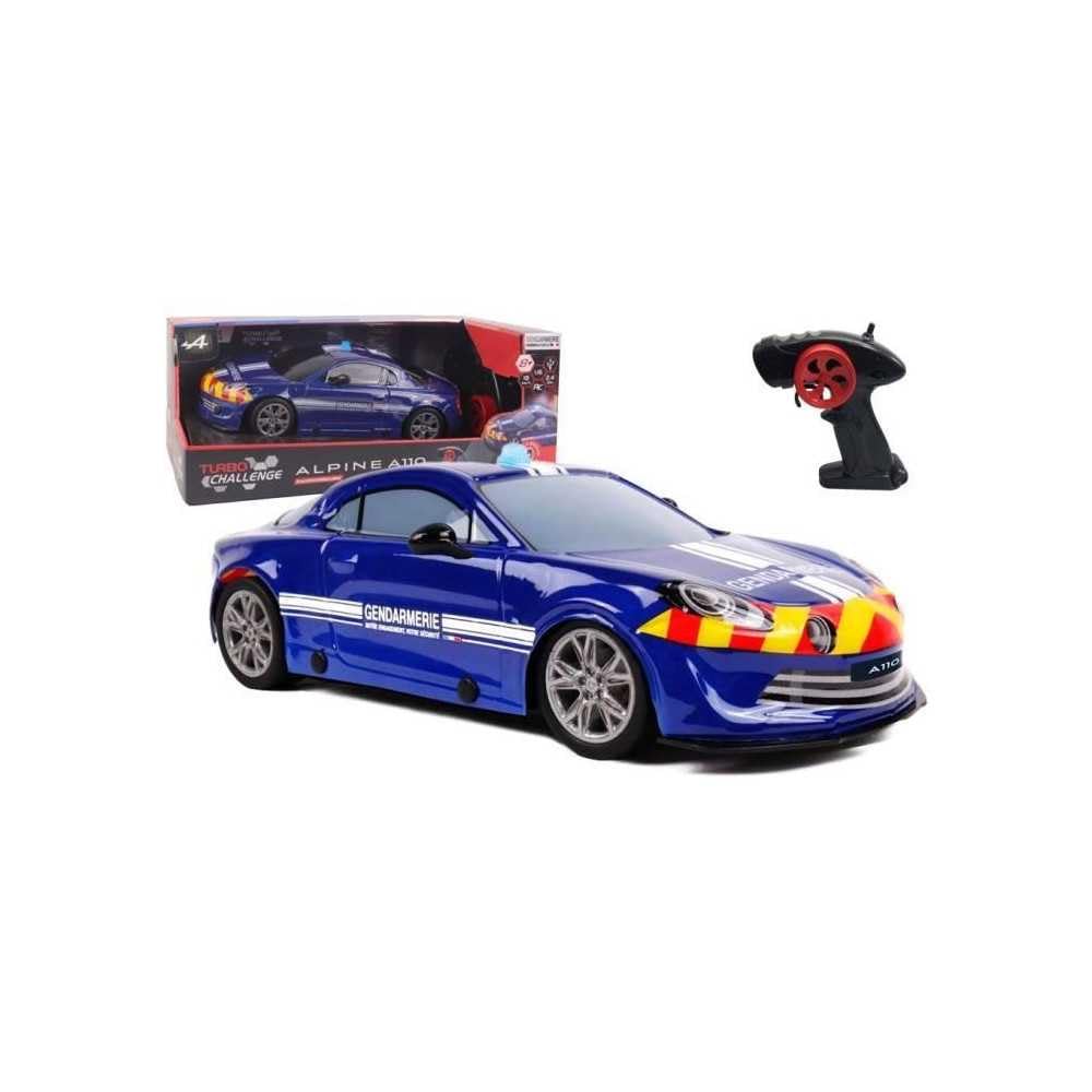 Achat TURBO CHALLENGE - Alpine A110 - Alpine - 099221 - Voiture Tu00e9lu00e9commandu00e9e - Bleu - 1/16 - Pru00eat U00e0 Rouler - Batterie Rechargeable Et Piles Incluses - Plastique - U00c0 Partir De 8 Ans En Gros