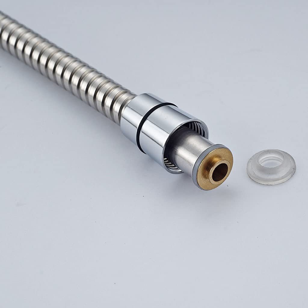 Tubo Flessibile Doccia Extra Lungo Tubo Flessibile Doccia Acciaio Inossidabile Cromato Tubo Doccia Morbido Tubo Acqua Bagno Tubi Idraulici Comuni(150cm)